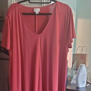 Ava & Viv dress size 2X terra cotta color